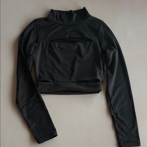 Pretty Little Thing long sleeve cutout top